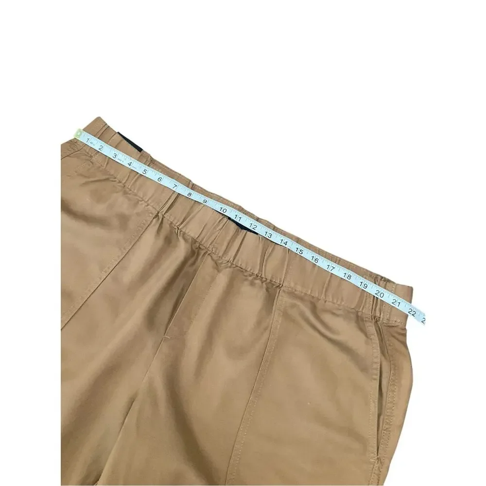 Banana Republic Cropped Tapered Pull on Pants Tan Size XXL NWT